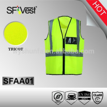 EN ISO road safety equipments high visibility safety vest cheap safety vest